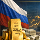 فروش طلای روسیه در اوج قیمت جهانی طلا – اسفند ۱۴۰۴